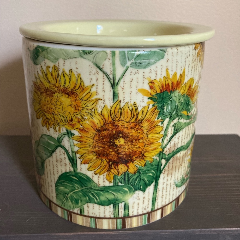 CounterArt Insulated Dip Chiller with Sunflowers
